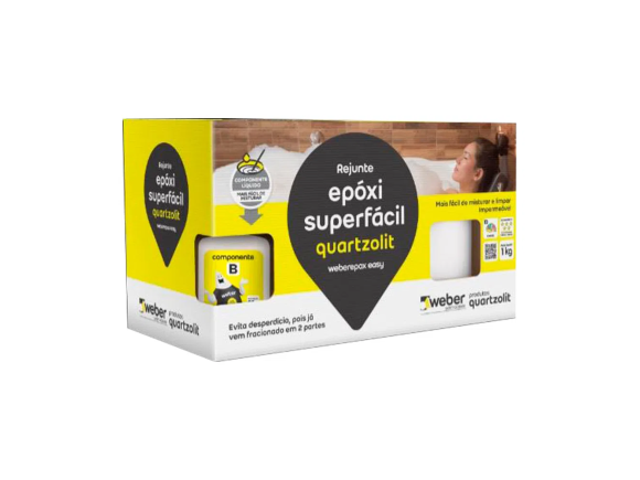 Quartzolit - Rejunte Epóxi Superfácil Bege 1Kg