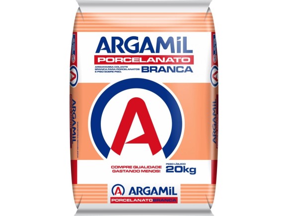 Argamil - Argamassa para Porcelanato Branca 20kg