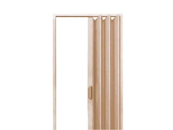 Porta sanfonada 80cm Fortlev - Bege